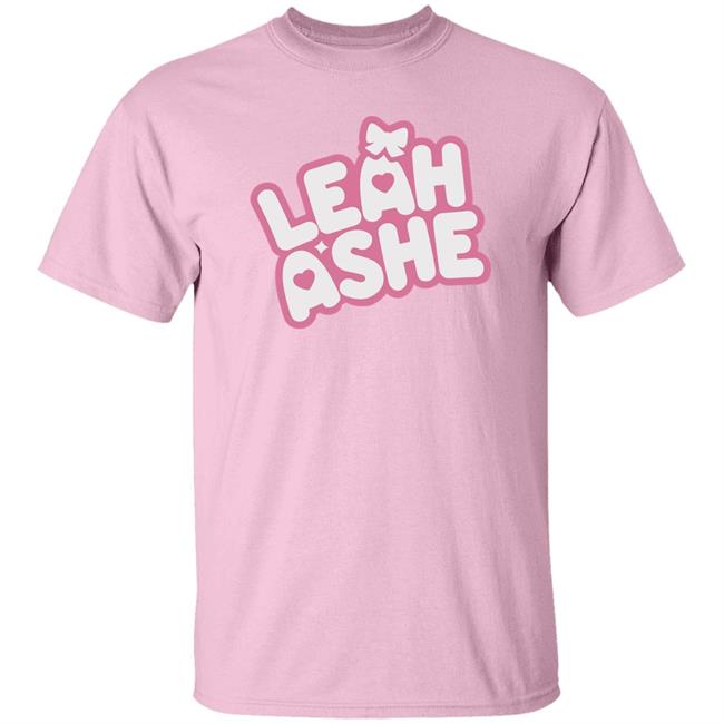 Leah Ashe Leah Ashe Pink T Shirt Leah Ashe Shirts