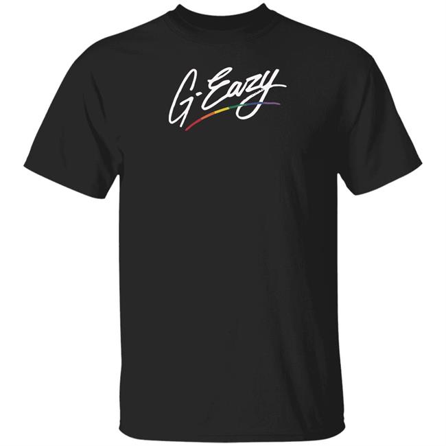G Eazy Signature Pride Hoodie Signature Pride G Eazy Black Hooded Sweatshirt