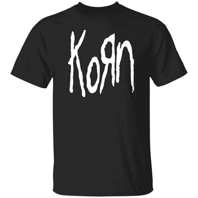 Korn Logo T Shirt Logo Korn Black Shirts