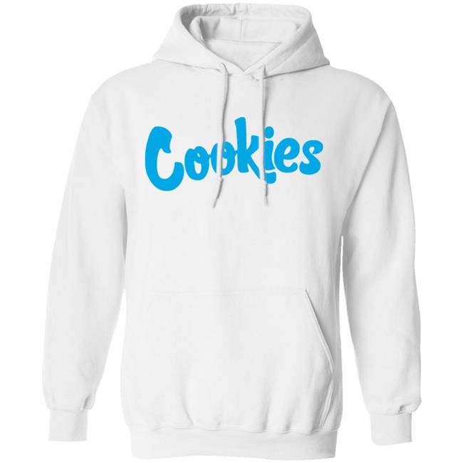 Cookies Original Logo Hoodie Original Logo Cookies White Hooded Sweatshirt
