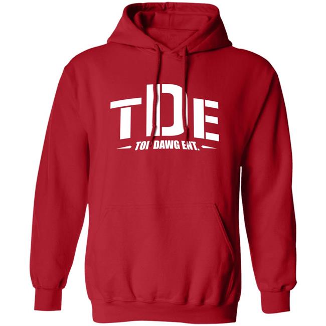 Txdxe Tde Logo Hoodie Tde Logo Txdxe Red Hooded Sweatshirt