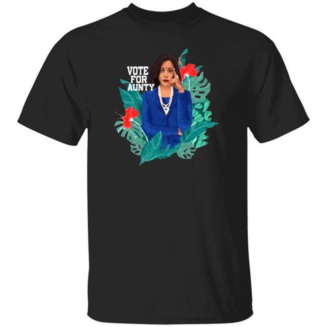 Kamala Harris Vote For Aunty Shirt