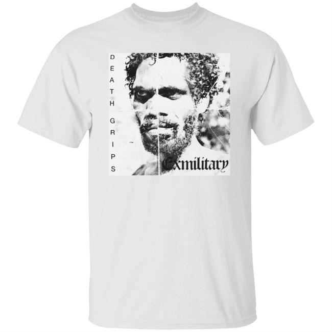 Death Grips Merch Exmilitary White T-Shirt
