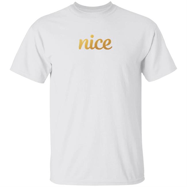 Nice Gold Foil T Shirt