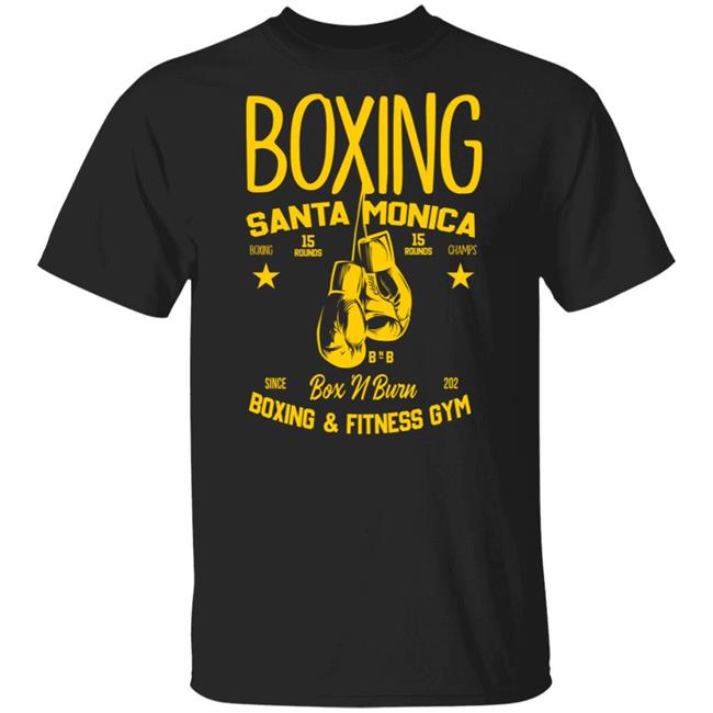 Boxing Santa Monica T Shirt