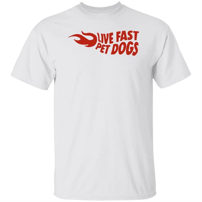 Hannah Newhouse Live Fast Pet Dogs Shirt Apple Girl Art Merch