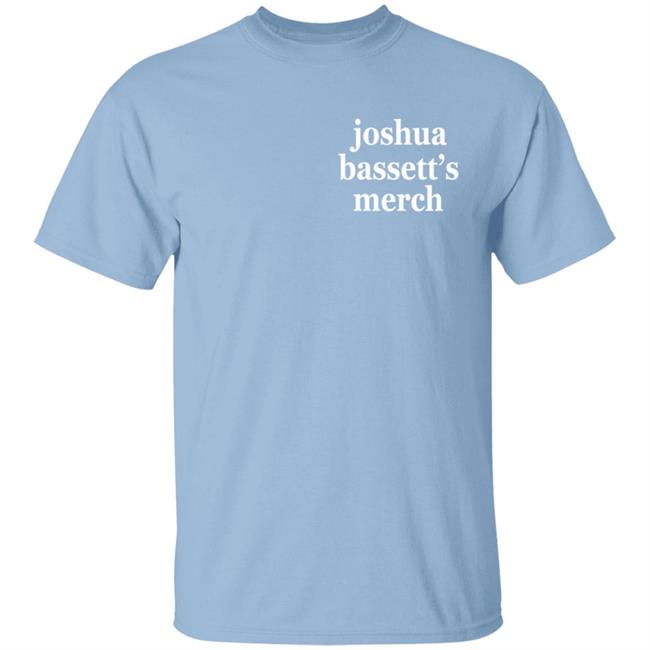Joshua Bassett's Tee Blue Joshua Bassett Merch