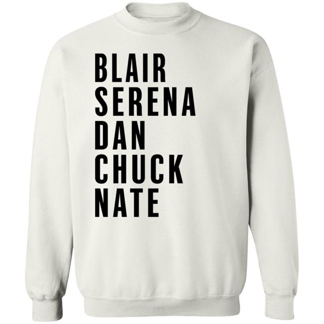 Gossip Girl Merch Sweatshirt Blair Serena Dan Chuck Nate