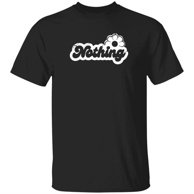 Nothing Black Floral Tee
