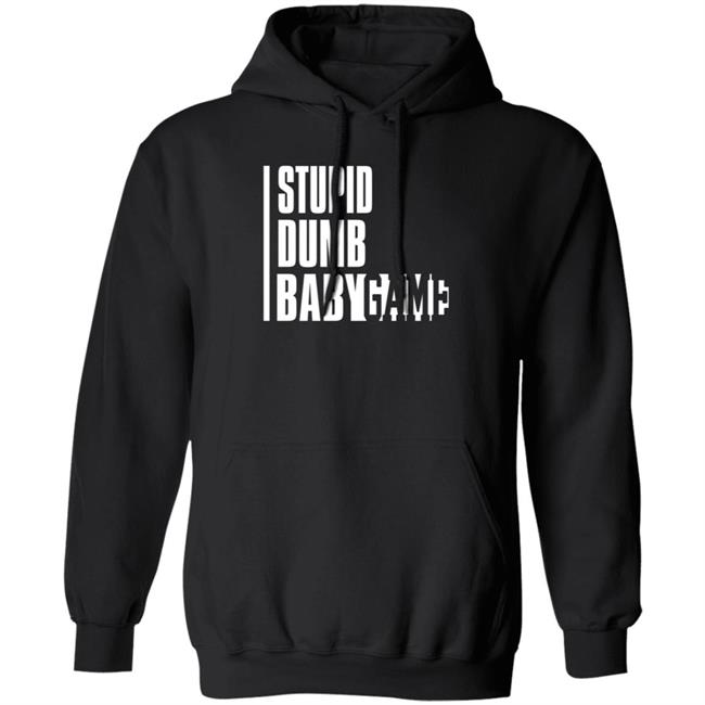 1v1 My Merch IceRocker Baby Game Hoodie Stupid Dumb Baby Game