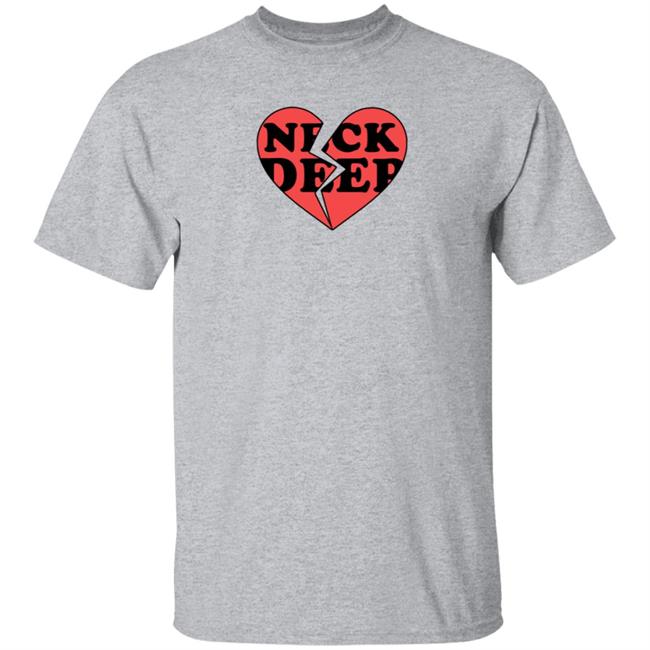 Neck Deep Merch Broken Heart T Shirt