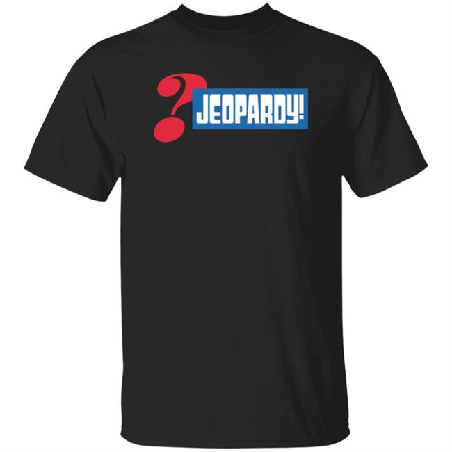 Jeopardy Merchandise Jeopardy Logo Blue Tee Shirt