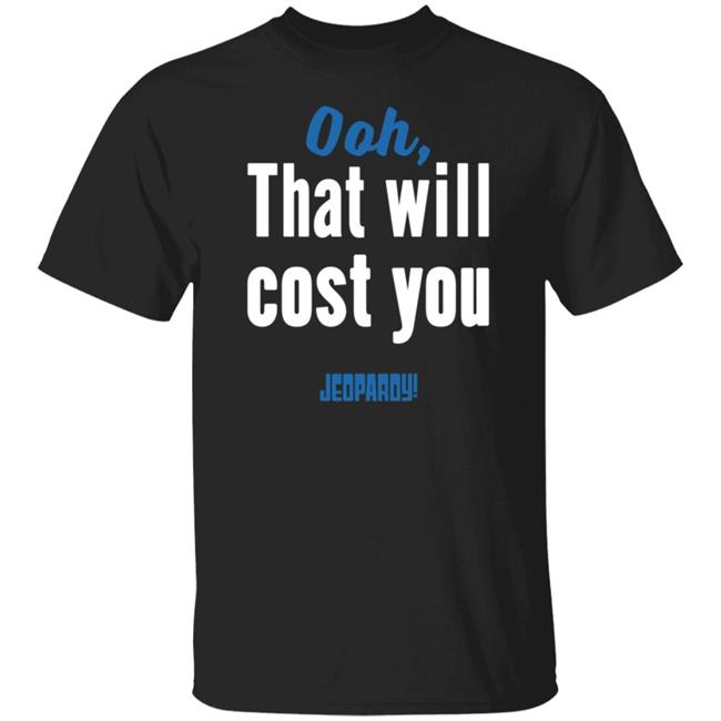 Jeopardy Merchandise That Will Cost You Jeopardy Tee Shirt