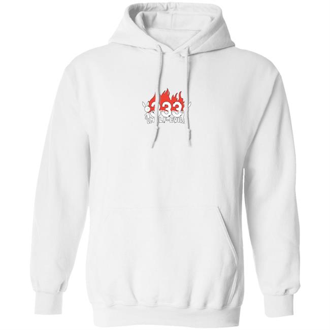 333 Half Evil Kodone Flame Hoodie Halfevilco