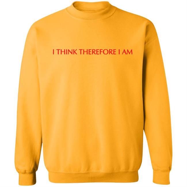 I Think Therefore I Am Hoodie Billieeilish Merch I Think Therefore I Am Hoodie Billieeilish Merch