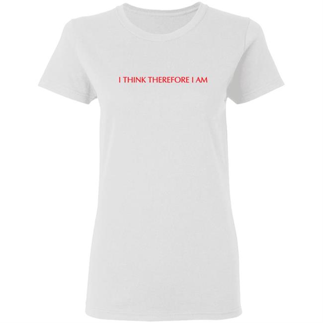 I Think Therefore I Am Hoodie Billieeilish Merch I Think Therefore I Am Hoodie Billieeilish Merch