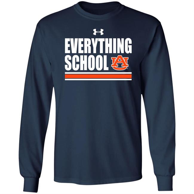 Everything School Long Sleeve Shirt Auburn Football Jarquez Hunter Derick Hall II