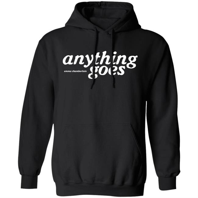 Emma Chamberlain Merch Anything Goes Crewneck Sweatshirt Emma Chamberlain Merch Anything Goes Crewneck Sweatshirt