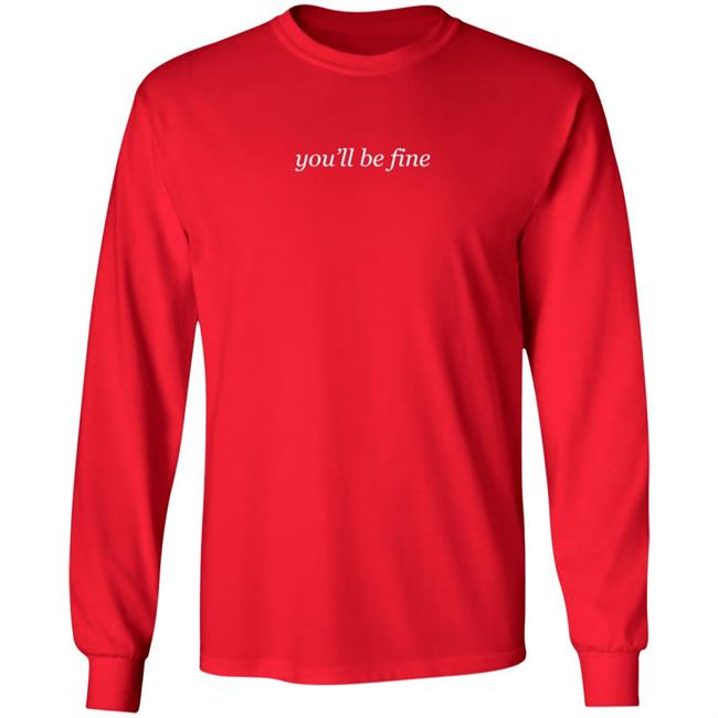 Hot Mulligan Merch You'll Be Fine Crewneck Sweatshirt Hot Mulligan Merch You'll Be Fine Crewneck Sweatshirt