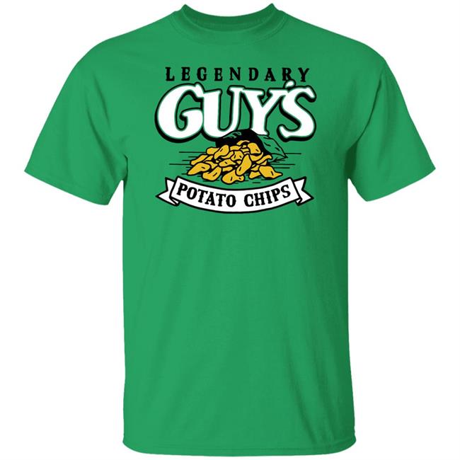 Guy's Legendary Potato Chips Tee Shirt Guy's Charlie Hustle Guys Snacks Merchandise