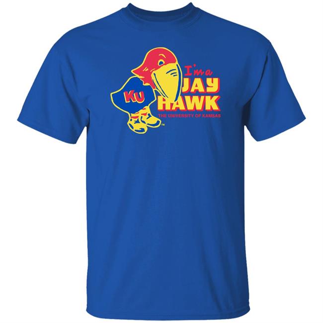 Homefield Retro I Am a Jayhawk The University Of Kamsas Shirt