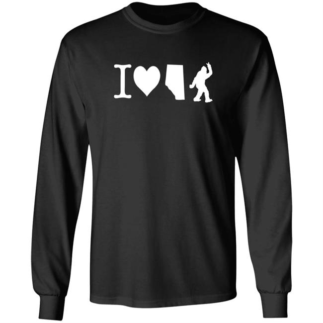 The Big Steak Merch I Love Alberta Bigfoot T Shirt The Big Steak Merch I Love Alberta Bigfoot T Shirt