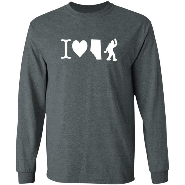 The Big Steak Merch I Love Alberta Bigfoot T Shirt The Big Steak Merch I Love Alberta Bigfoot T Shirt