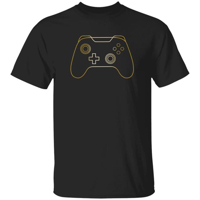 Linus Tech Tips Merch Gold Foil Controller T Shirt