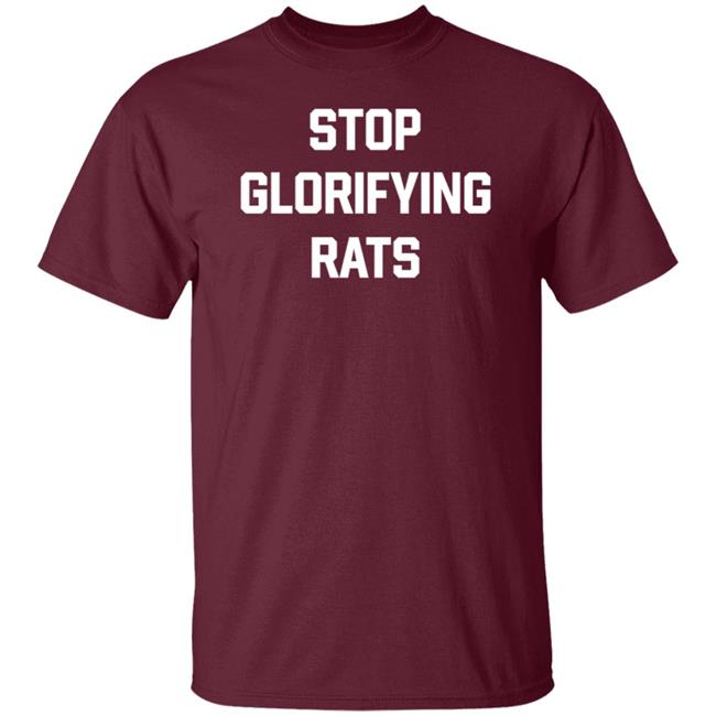Omerta Mia Merch Stop Glorifying Rats Shirt Omerta Mia Merch Stop Glorifying Rats Shirt