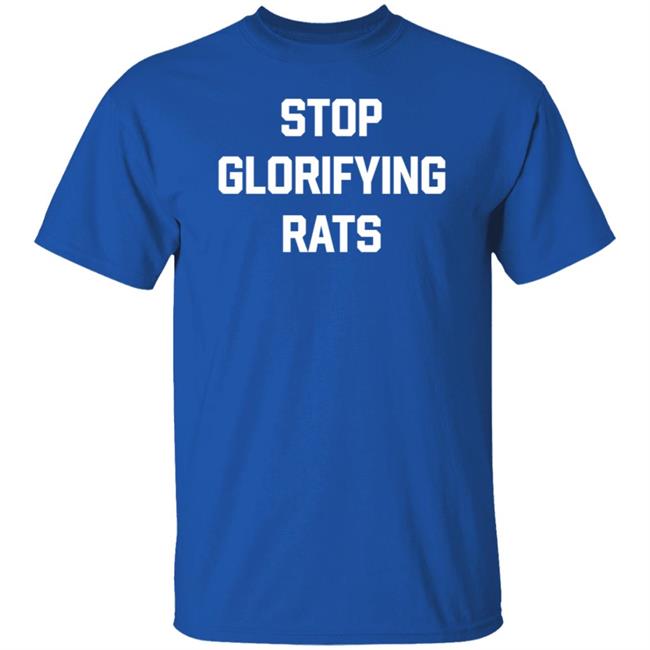Omerta Mia Merch Stop Glorifying Rats Shirt Omerta Mia Merch Stop Glorifying Rats Shirt