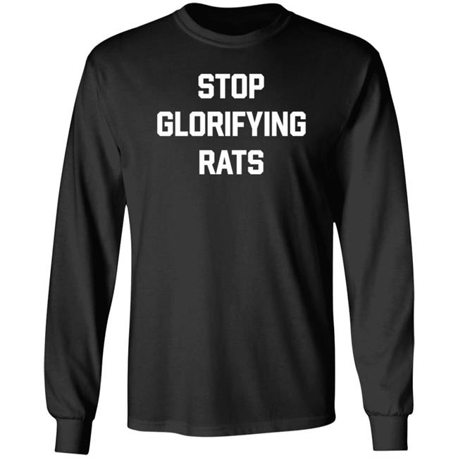 Omerta Mia Merch Stop Glorifying Rats Shirt Omerta Mia Merch Stop Glorifying Rats Shirt