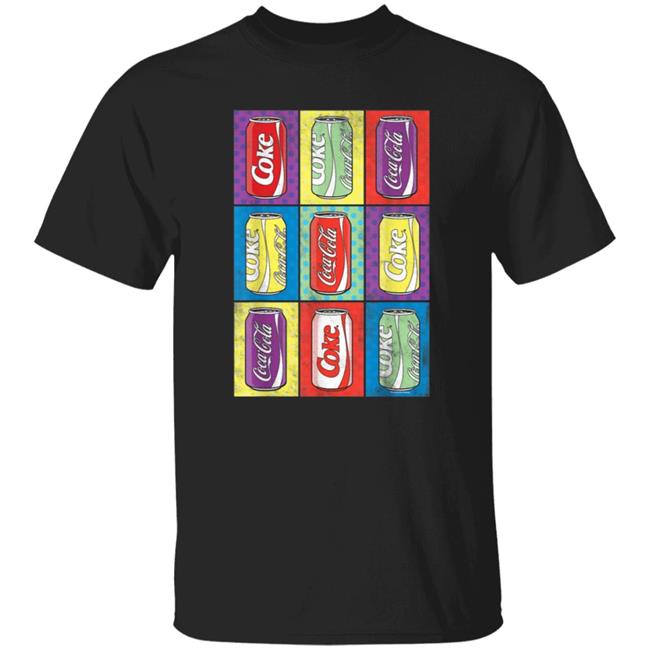 Coca Cola Retro Pop Art Cans Shirt