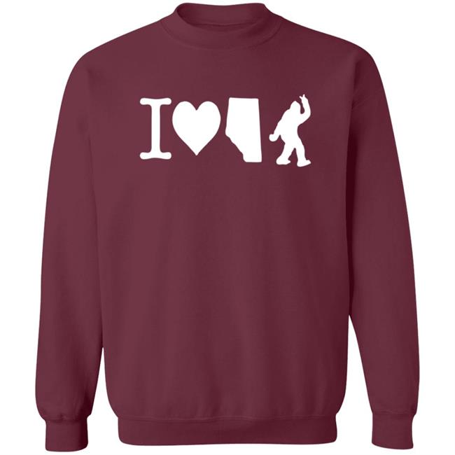 The Big Steak I Love Alberta Bigfoot T Shirt The Big Steak I Love Alberta Bigfoot T Shirt