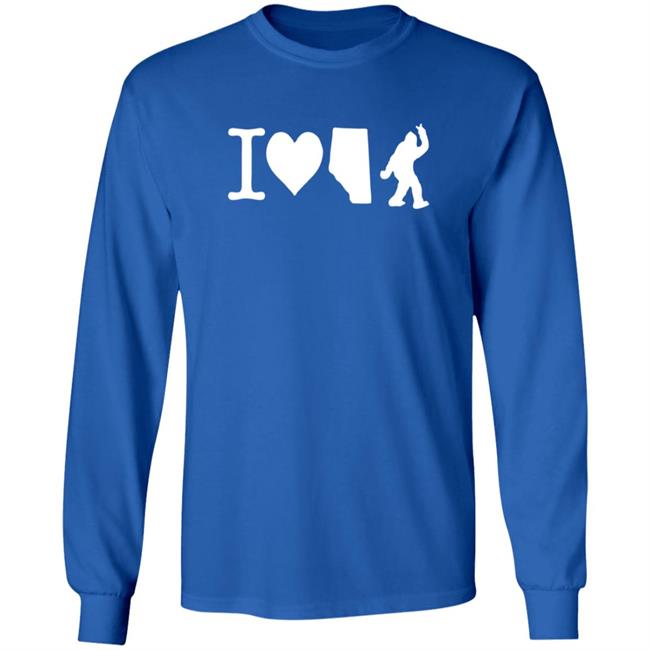 The Big Steak I Love Alberta Bigfoot T Shirt The Big Steak I Love Alberta Bigfoot T Shirt