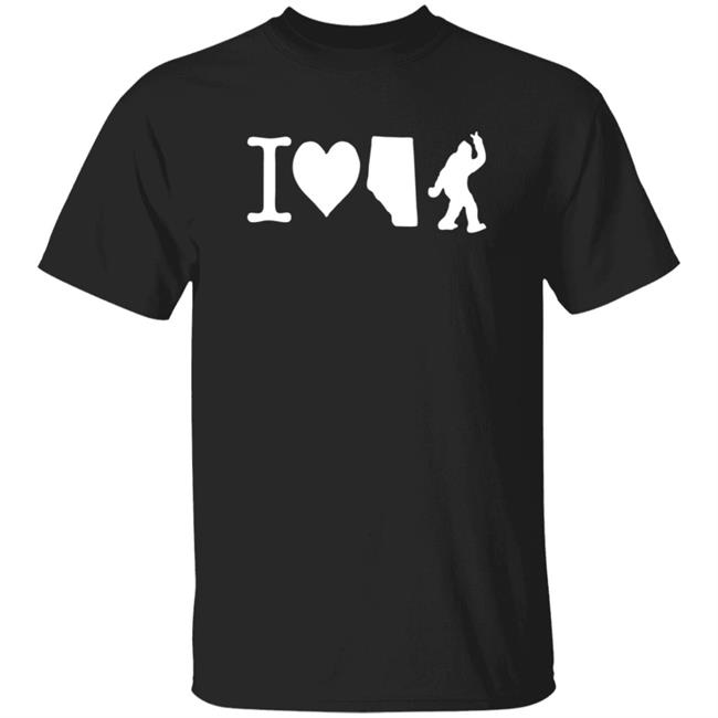 The Big Steak I Love Alberta Bigfoot T Shirt