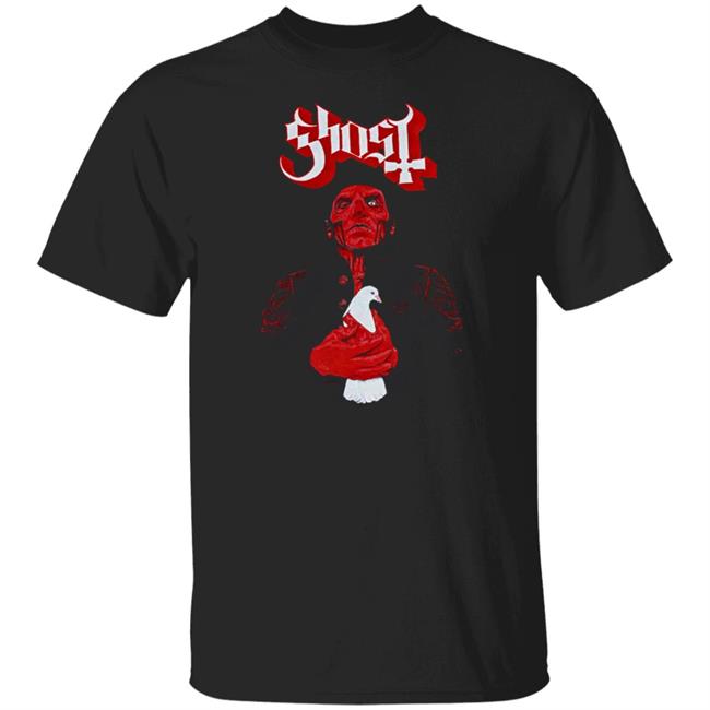 Ghost Red Priest Shirt Revolver Magazine Merch