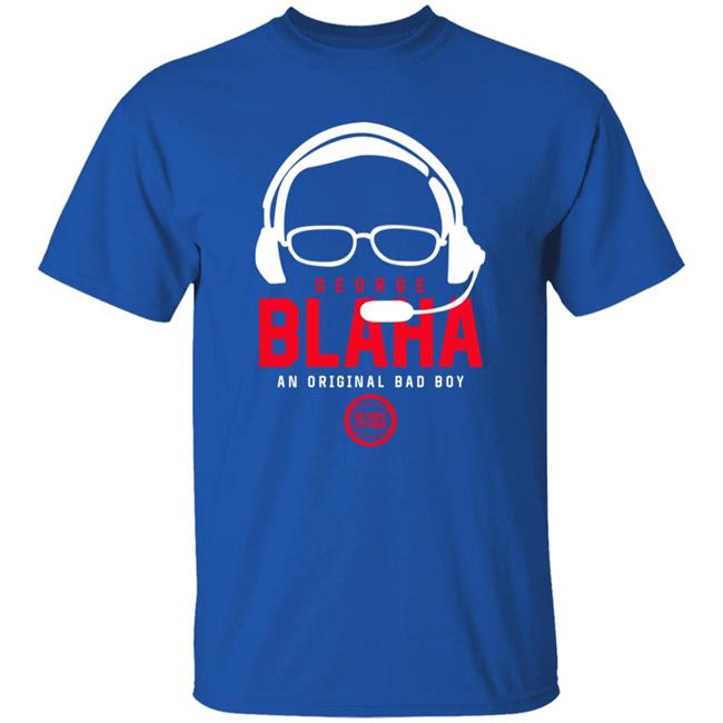 George Blaha An Original Bad Boy Shirt Johnny Kane Detroit Pistons Cletus Lewis Jr