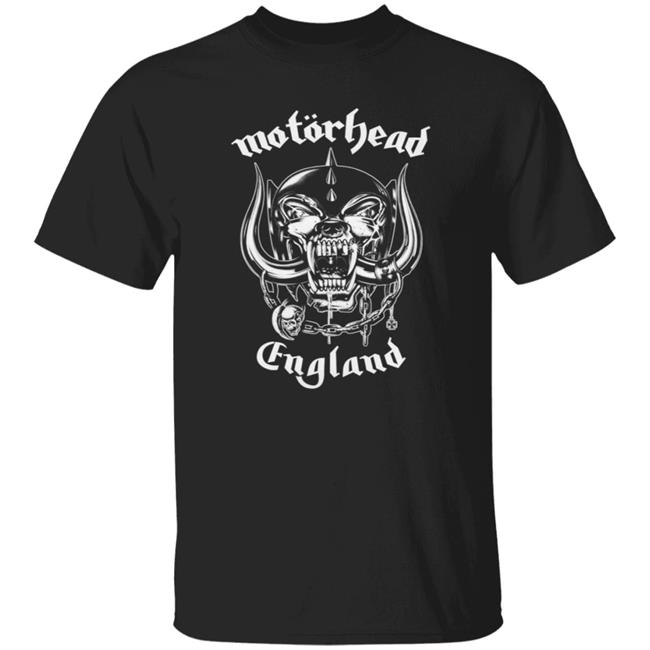 Adrian Newman Motorhead England Tee Motorhead Merchandise