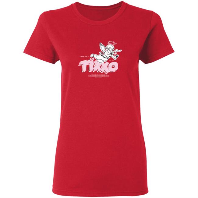 Tixxo Merch Red Cupid Tee Shirt If You Waste My Time It's Going To Be $150 An Hour Tixxo Merch Red Cupid Tee Shirt If You Waste My Time It's Going To Be $150 An Hour
