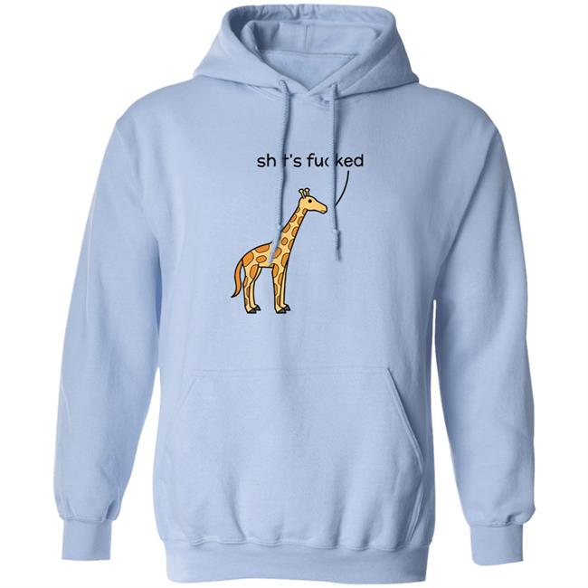 Shopdinosaur Shit’S Fucked Giraffe Hoodie Aubriepesky