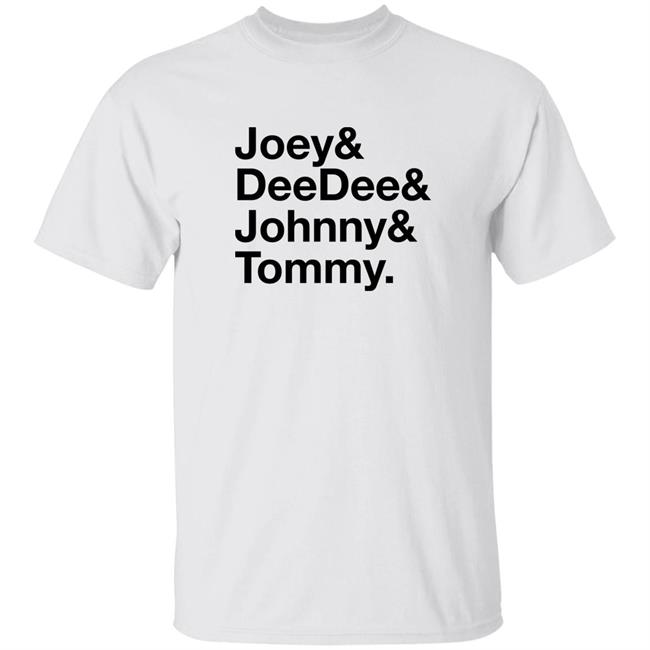 Joey& DeeDee& Johnny& Tommy Shirt Experimental Jetset