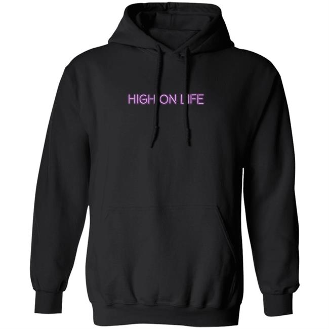 High On Life Black Hoodie Sadie Crowell Merch