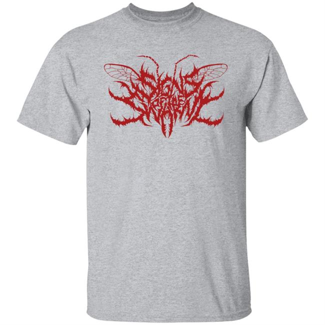 Signs Of The Swarm Logo Grey Shirt Rising Merch