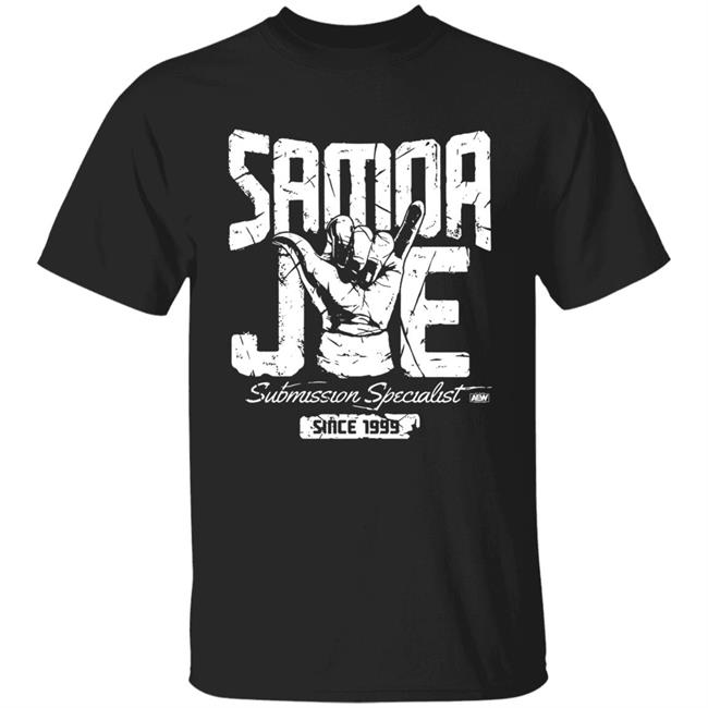 AEW Shop All Elite Wrestling Samoa Joe Submission Specialist Since 1999 Shirt