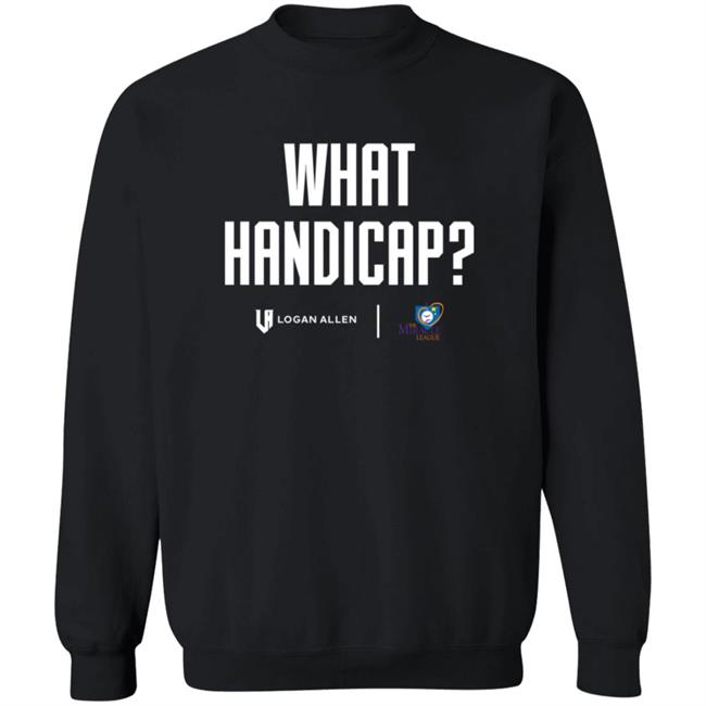 Logan Allen Foundation What Handicap WHT Shirt Logan Allen Foundation What Handicap WHT Shirt