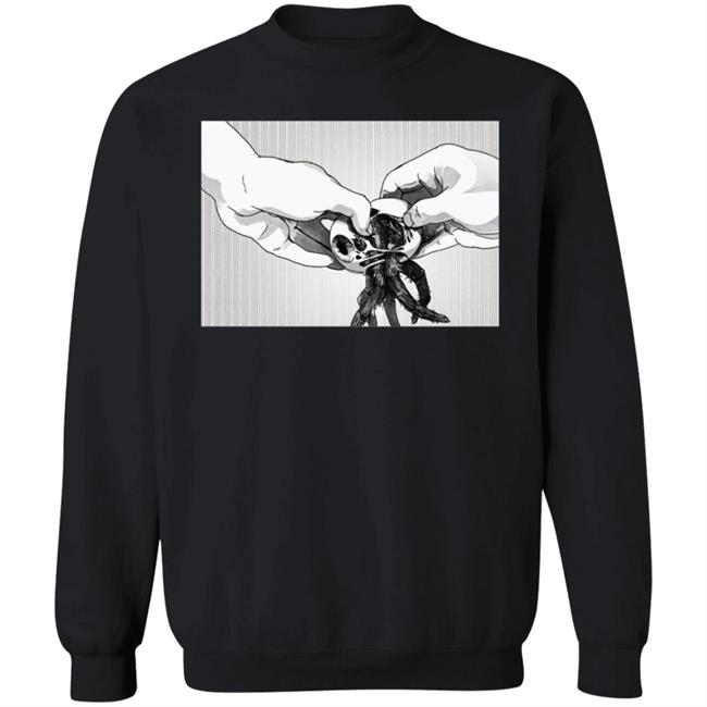 Fyyaa Horror Manga Hatch Tee Shirt Fyyaa Horror Manga Hatch Tee Shirt