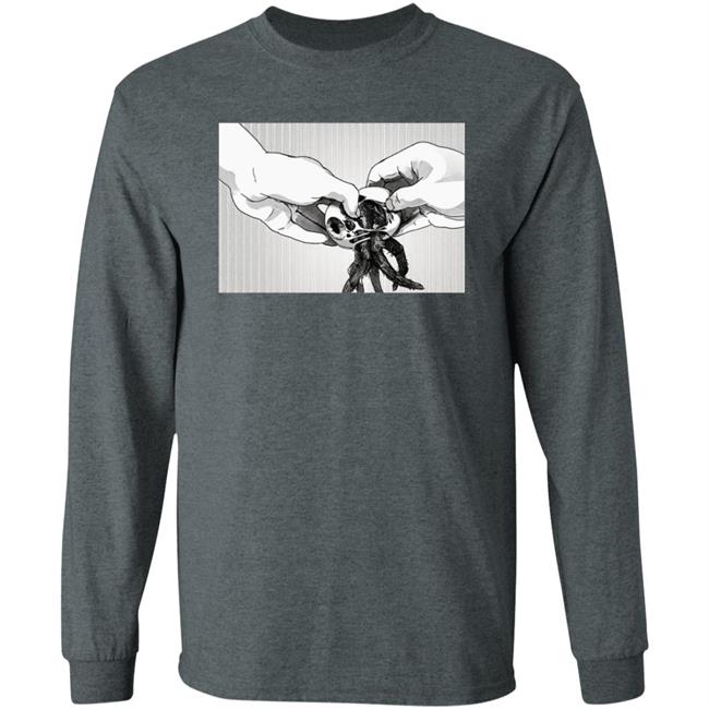 Fyyaa Horror Manga Hatch Tee Shirt Fyyaa Horror Manga Hatch Tee Shirt