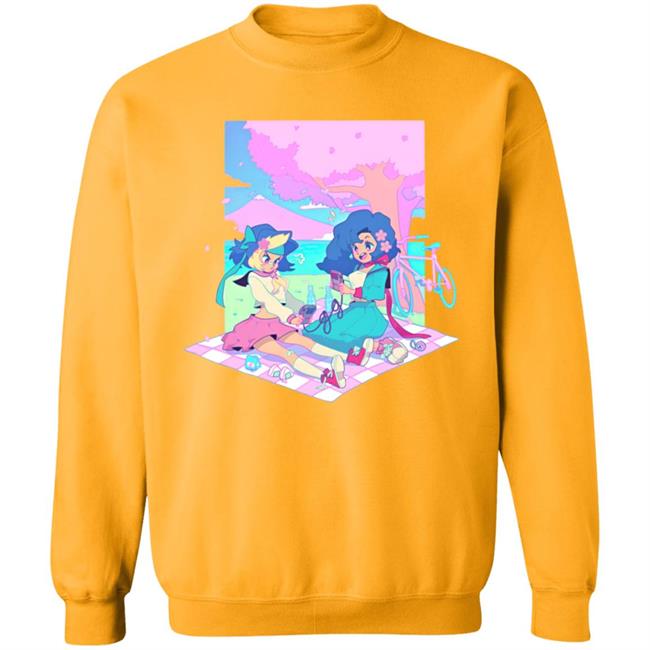 Game Grumps Merch Game Gyaru Sakura Picnic Tee Game Grumps Merch Game Gyaru Sakura Picnic Tee