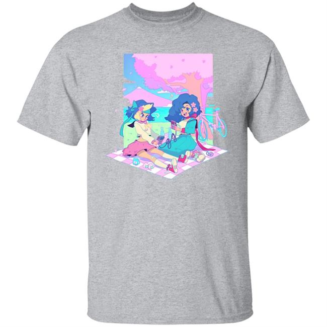 Game Grumps Merch Game Gyaru Sakura Picnic Tee Game Grumps Merch Game Gyaru Sakura Picnic Tee