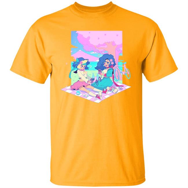 Game Grumps Merch Game Gyaru Sakura Picnic Tee Game Grumps Merch Game Gyaru Sakura Picnic Tee